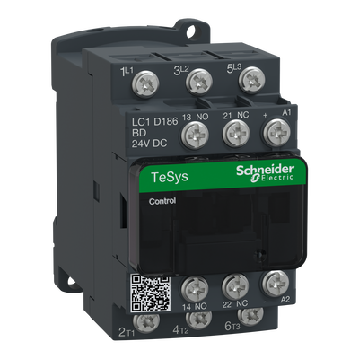 Contattore TeSys LC1D - 3 poli - AC3 440V 18 A - 24 V CC