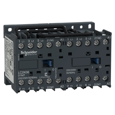 Teleinvertitore TeSys LC2K - 3 poli - AC3 440V 6 A - 24 V CA