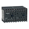 Reversing Contactor, TeSys K, 3P, AC-3/AC-3e,440V 6A, 1NO, 24V AC coil, solder pins