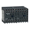Reversing Contactor, TeSys K, 3P, AC-3/AC-3e,440V 6A, 1NO, 24V AC coil, solder pins