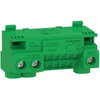 Morsettiera di terra isolata, Resi9, Linergy, collegamenti vite, collegamento senza vite, 14 fori, 3x25 mm+ 11x4 mm