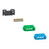 Kit morsettiera Linergy, 4 fori, 2x16 mm² + 2x10 mm², terra o neutro