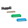 Kit morsettiera Linergy, 8 fori, 4x16 mm² + 4x10 mm², terra o neutro