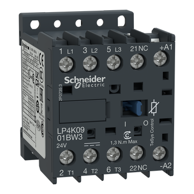 Contattore TeSys LP4K - 3 poli - AC3 440V 9 A - 24 V CC