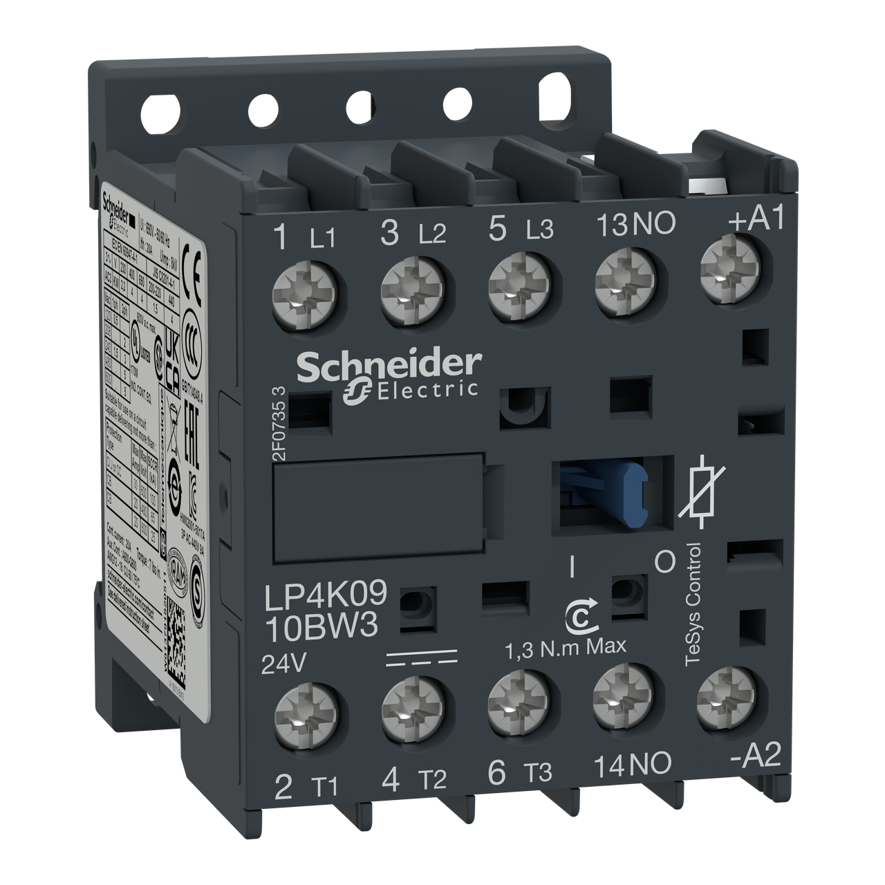 Contattore TeSys LP4K - 3 poli - AC3 440V 9 A - 24 V CC