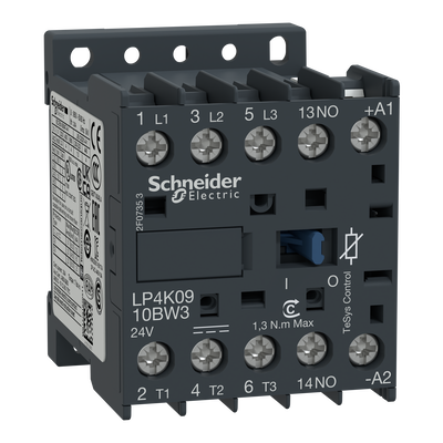 Contattore TeSys LP4K - 3 poli - AC3 440V 9 A - 24 V CC
