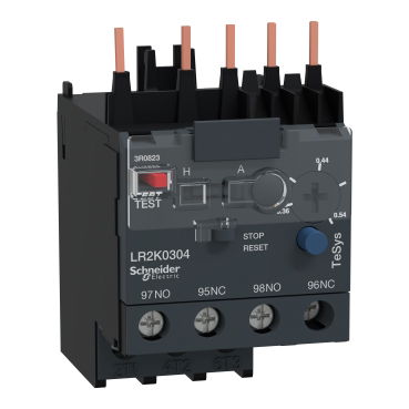 Relè sovraccarico termico per motore - TeSys LR2 K - 0,36...0,54 A - Classe 10A – Immagine 2 di 4