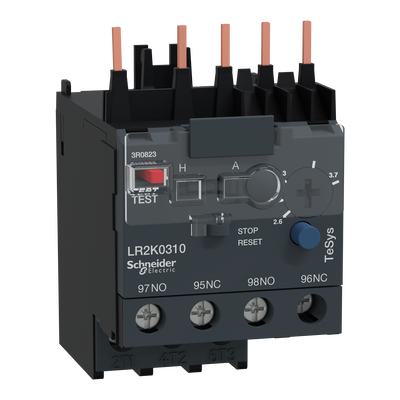 Relè sovraccarico termico per motore - TeSys LR2 K - 2,6..3,7 A - Classe 10A