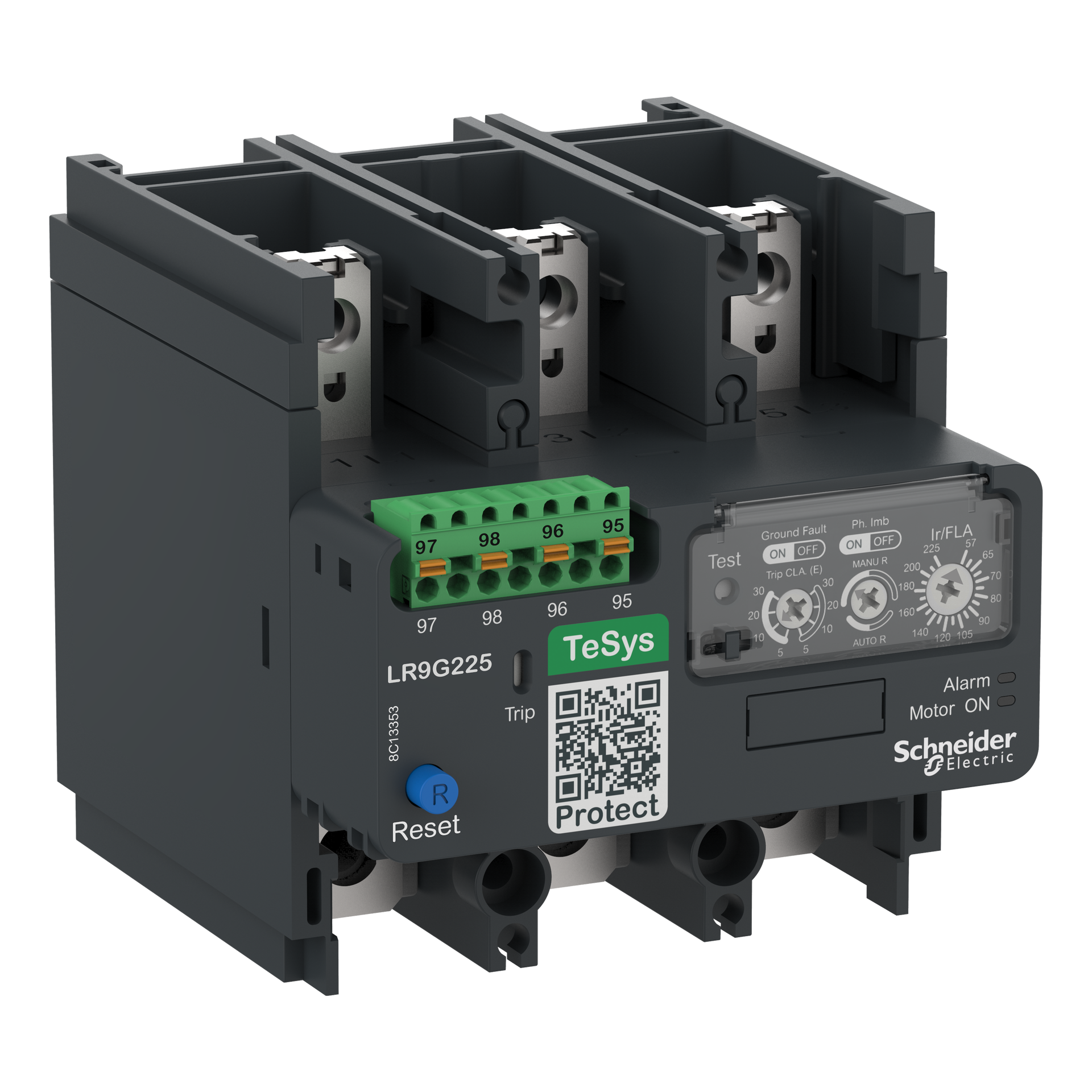 Relè termico elettronico, TeSys Giga, 57…225 A, classe 5E…30E, connessioni push-in