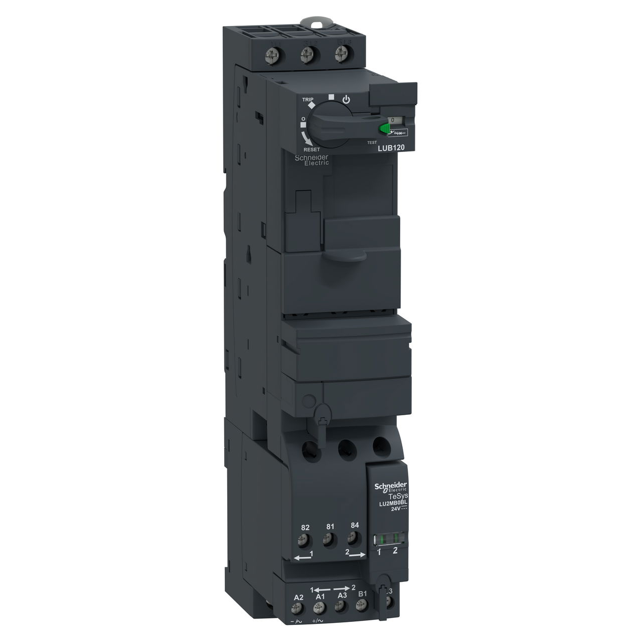 Base di potenza - TeSys U - 12 A - 24 V CC - Controllo morsetti a vite – Immagine 3 di 3