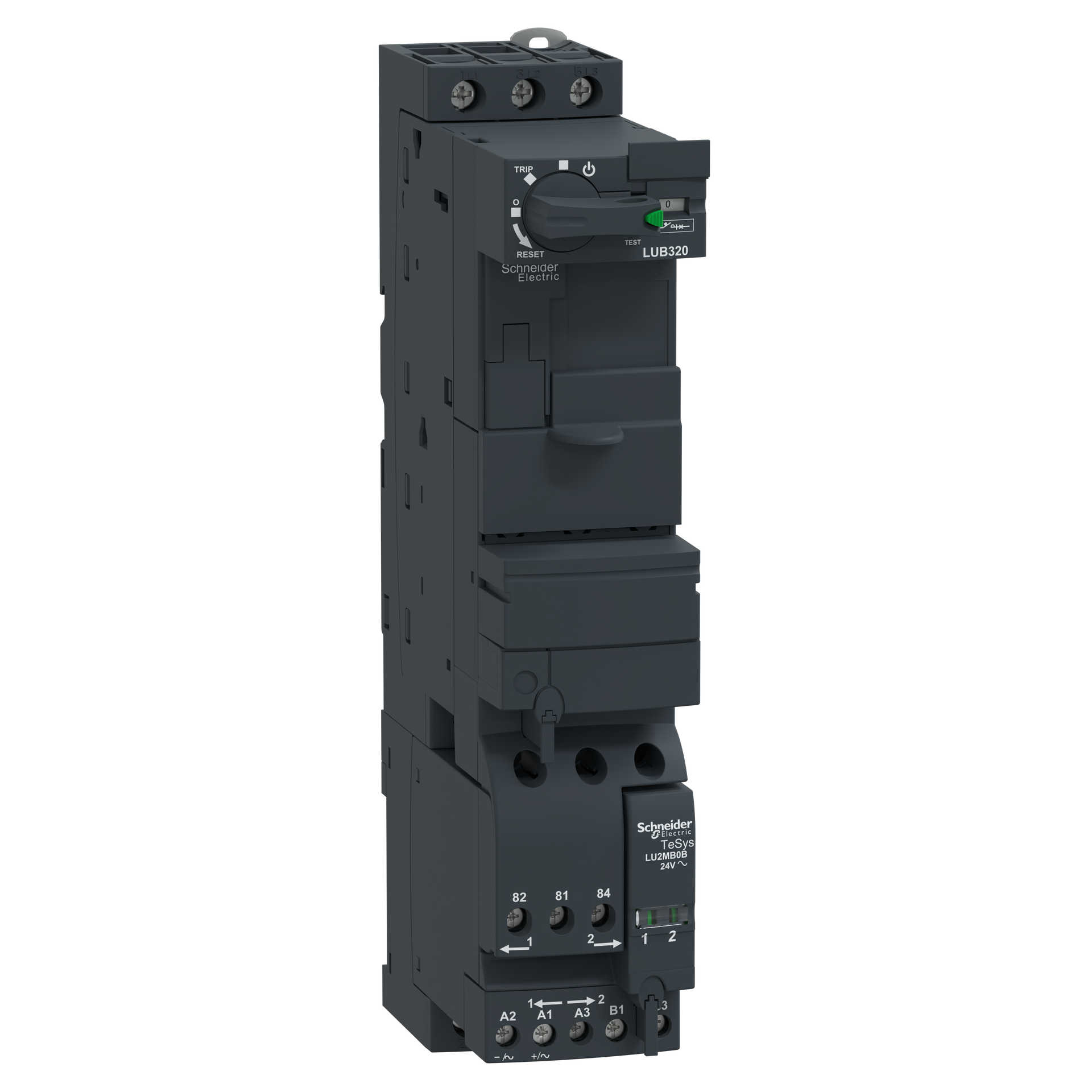 Base di potenza - TeSys U - 32 A - 24 V CA - Controllo morsetti a vite