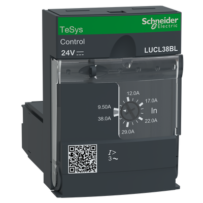 Unità di controllo standard, TeSys Ultra, 3P, da 9,5 a 38 A, 690 VCA, protezione magnetica, bobina 24 VCC