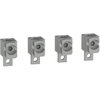 Accessorio, ComPacT NSX, Morsetto Cavi, 120-240mm, q.tà 4pz, NSX100 / 250