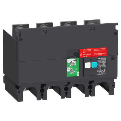 Modulo di protezione aggiuntivo per correnti differenziali VigiPacT, ComPacT NSX 100/160, 440da VAC a 550VAC, da 30 mA a 30 A, 4 poli