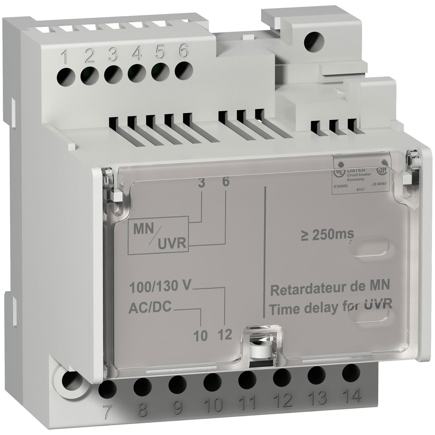 Bobina di minima tensione MN senza regolazione 100/130 Vca/cc – Immagine 3 di 4
