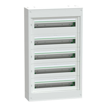 Centralino per apparecchi modulari, PrismaSeT S, parete, 5 x 24 moduli, 1 morsettiera di terra, senza porta – Immagine 2 di 7