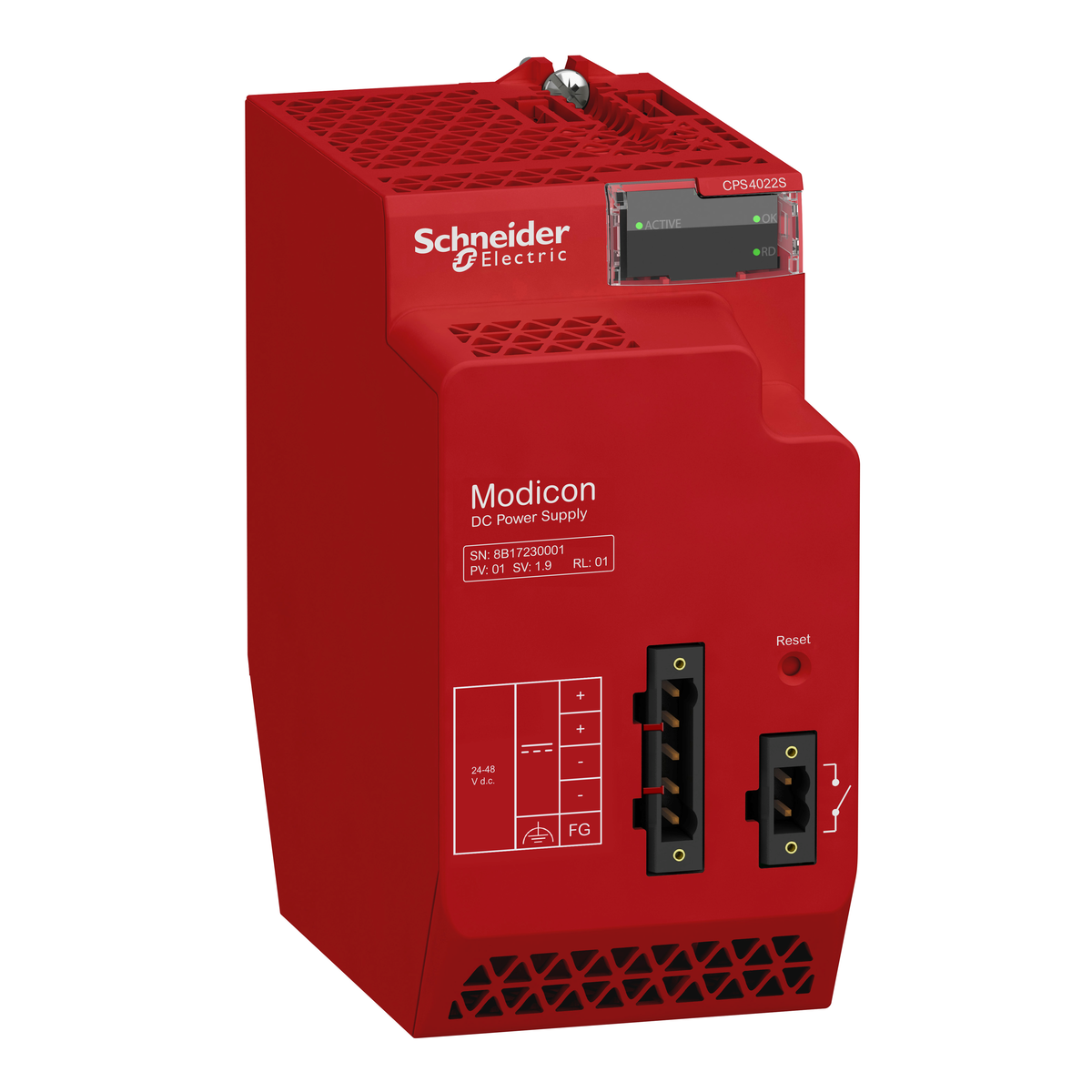 Modulo di alimentazione ridondante, Modicon X80, da 24 a 48 V CC, sicurezza
