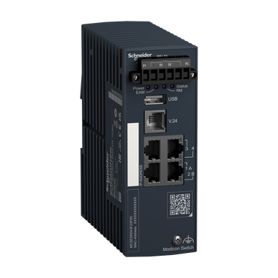 Redundancy Switch, Modicon Networking, 4 ports for copper, coated