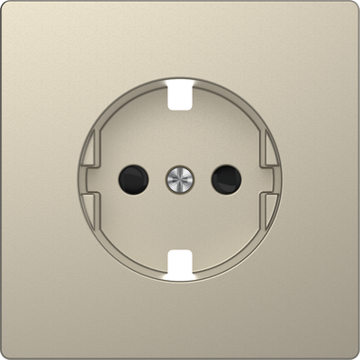 Placca centrale per presa SCHUKO, protezione, sahara, System Design