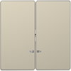 Copritasto 2 moduli, indicatore a finestra, sahara, System Design