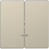Copritasto 2 moduli, indicatore a finestra, sahara, System Design