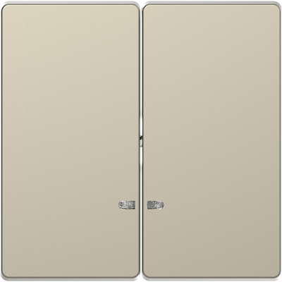 Copritasto 2 moduli, indicatore a finestra, sahara, System Design