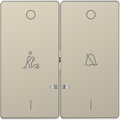 Copritasto 2 moduli, indicatore finestra, marchiato per DND, sahara, Sys Design