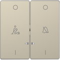 Copritasto 2 moduli, indicatore finestra, marchiato per DND, sahara, Sys Design