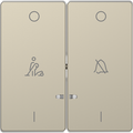 Copritasto 2 moduli, indicatore finestra, marchiato per DND, sahara, Sys Design