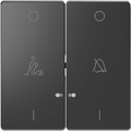 Copritasto 2 mod, indicatore finestra, marchiato DND, antracite, System Design