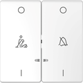 Copritasto 2 mod, indicatore finestra, marchiato DND, bianco loto, System Design