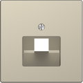 Piastra per presa RJ45, 1 slot, sahara, System Design