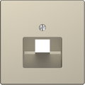 Piastra per presa RJ45, 1 slot, sahara, System Design