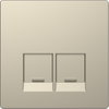 Piastra, 2 slot, per connettori Schneider Electric, sahara, System Design