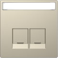 Piastra con etichetta per Schneider Electric RJ45, sahara, System Design