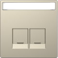 Piastra con etichetta per Schneider Electric RJ45, sahara, System Design