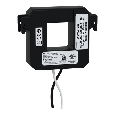 Trasformatore Amperometrico, PowerLogic, TA LVCT apribile, 100 A, uscita 0,333 V, 36x36 mm