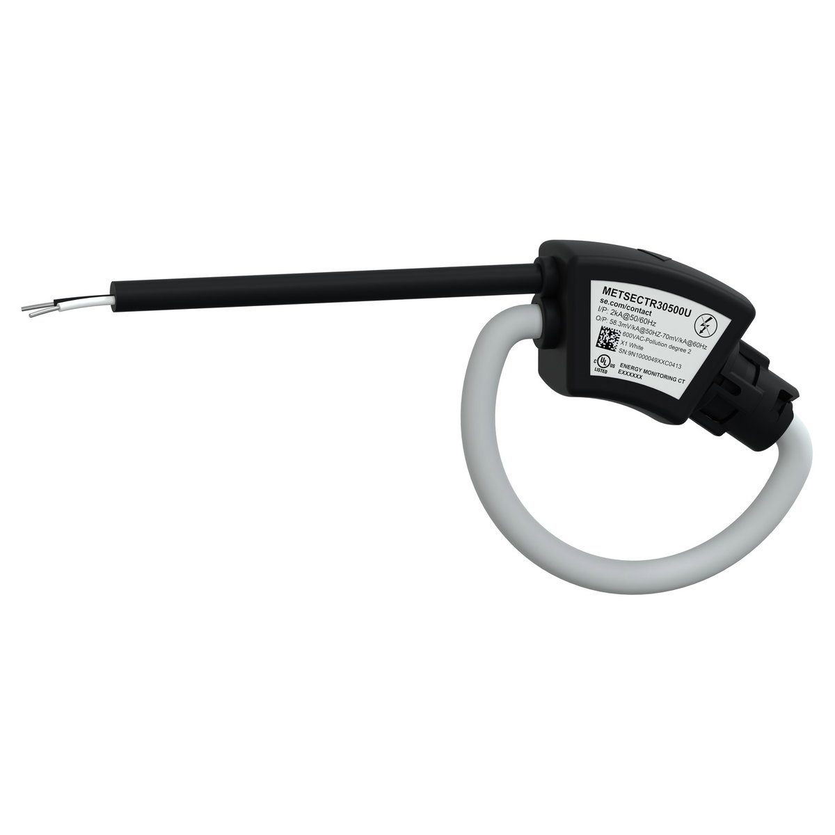 Trasformatore Amperometrico, PowerLogic, TA Rogowski, 2000A, d=96 mm, lunghezza cavo=2.4 m – Immagine 3 di 3