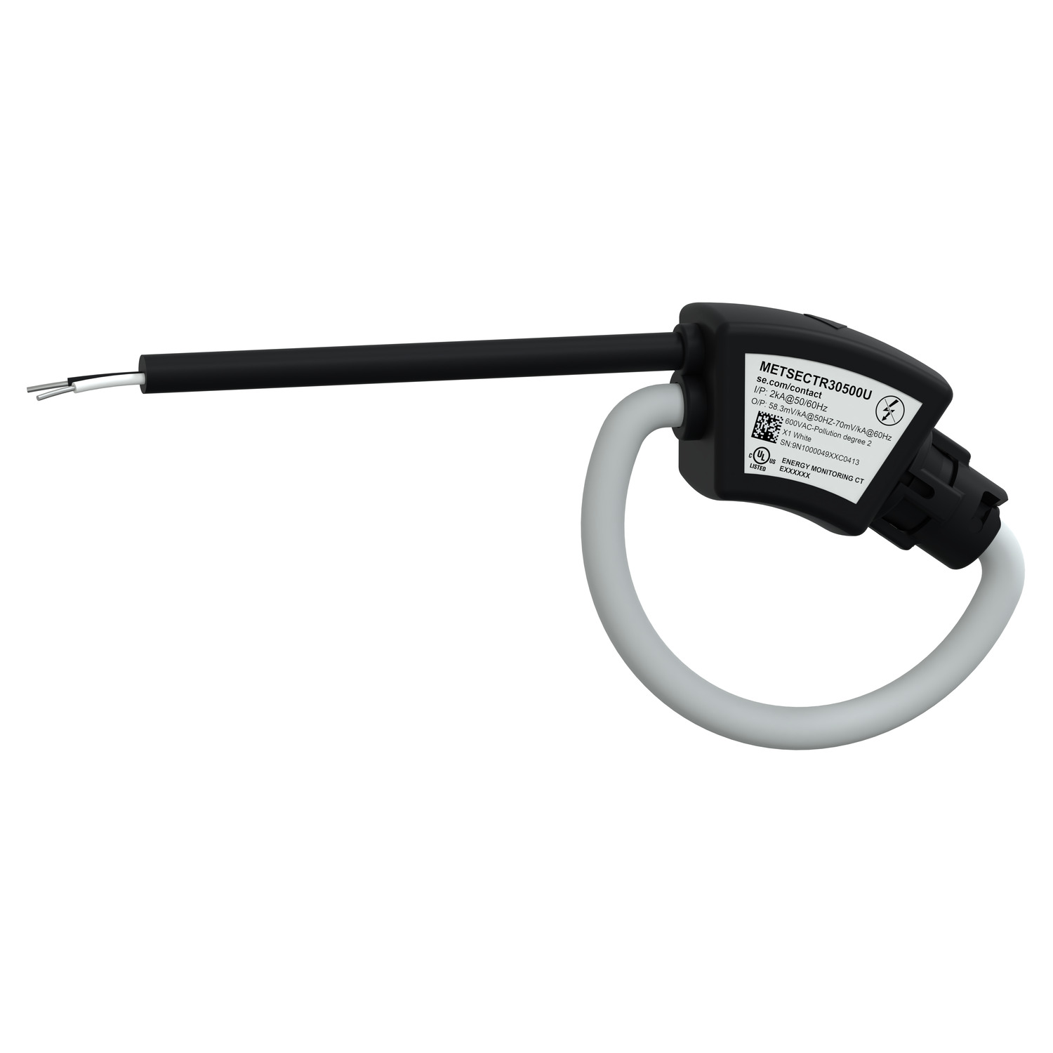 Trasformatore Amperometrico, PowerLogic, TA Rogowski, 2000A, d=96 mm, lunghezza cavo=2.4 m – Immagine 3 di 3