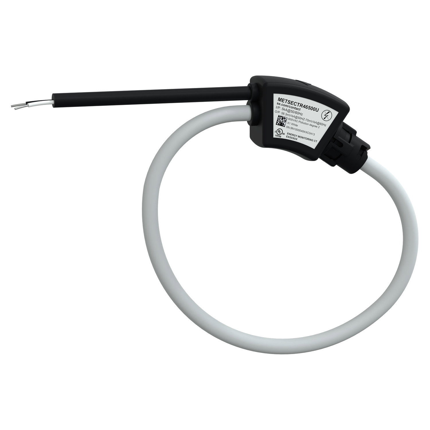 Trasformatore Amperometrico, PowerLogic, TA Rogowski, 5000A, d=146 mm, lunghezza cavo=2.4 m – Immagine 3 di 3