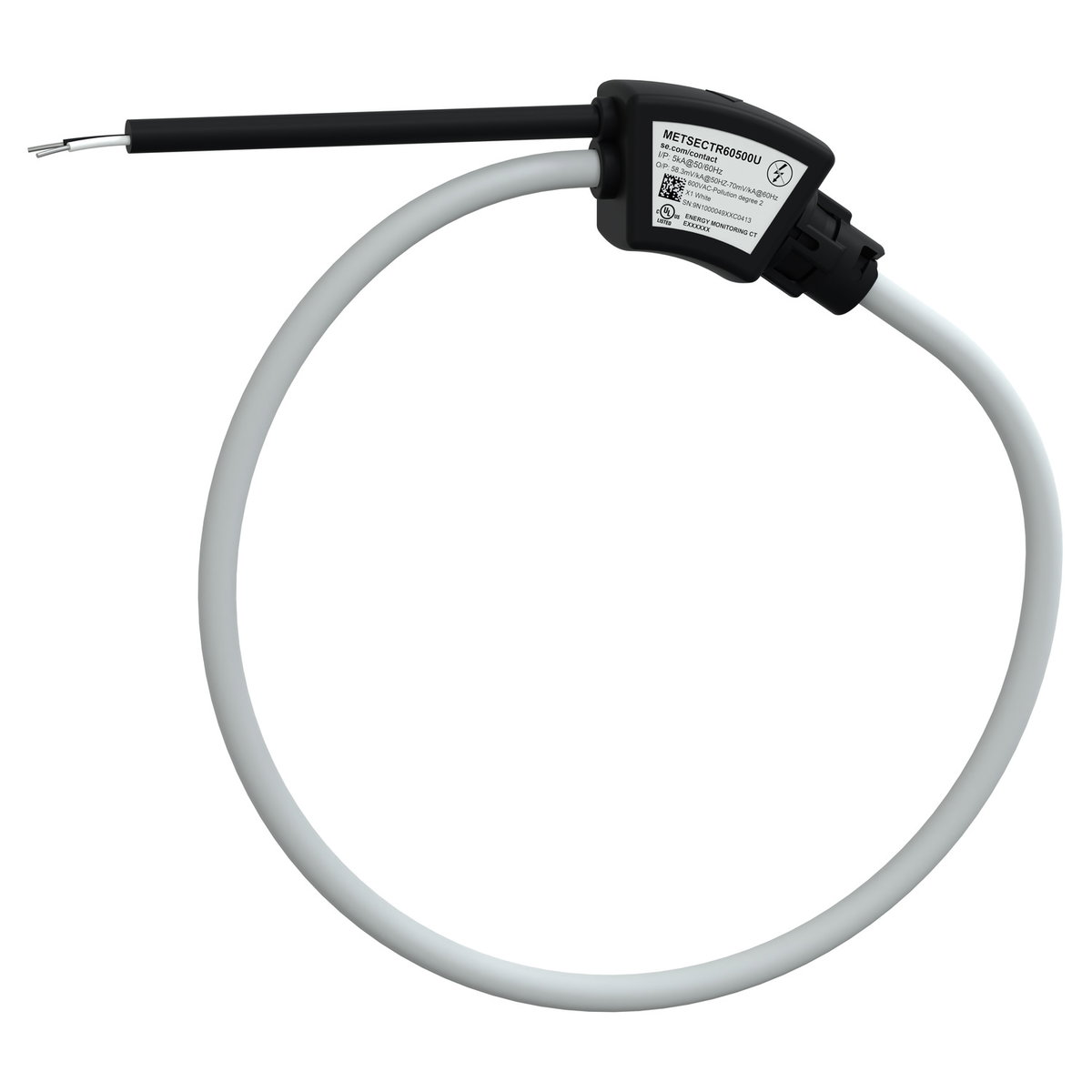 Trasformatore Amperometrico, PowerLogic, TA Rogowski, 5000 A, d=191 mm, lunghezza cavo=2.4 m – Immagine 3 di 3