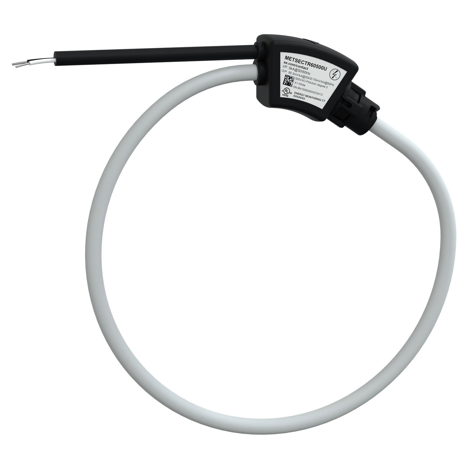 Trasformatore Amperometrico, PowerLogic, TA Rogowski, 5000 A, d=191 mm, lunghezza cavo=2.4 m – Immagine 3 di 3