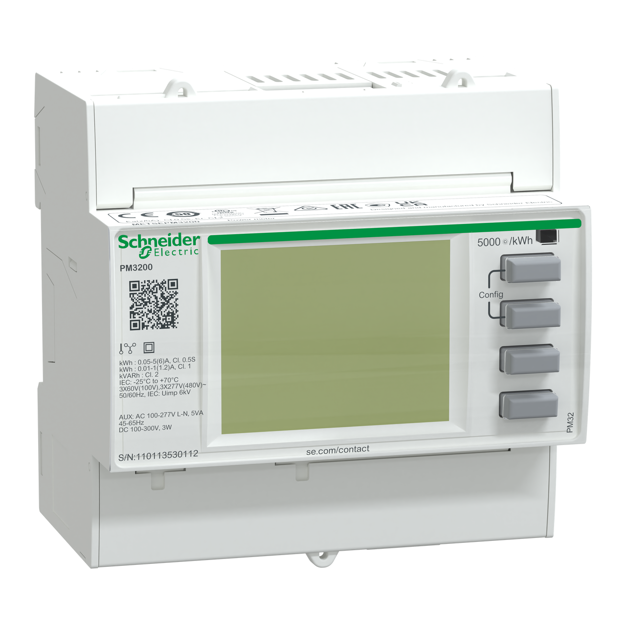 Multimetro PM3200 - inserzione con TA - THD