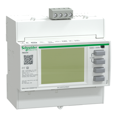 Multimetro PM3250 - inserzione con TA - Modbus - THD, Allarmi
