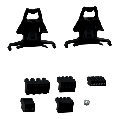 Connettore di ingresso serie PowerLogic, viti ct e parti di montaggio pannello PM53xx