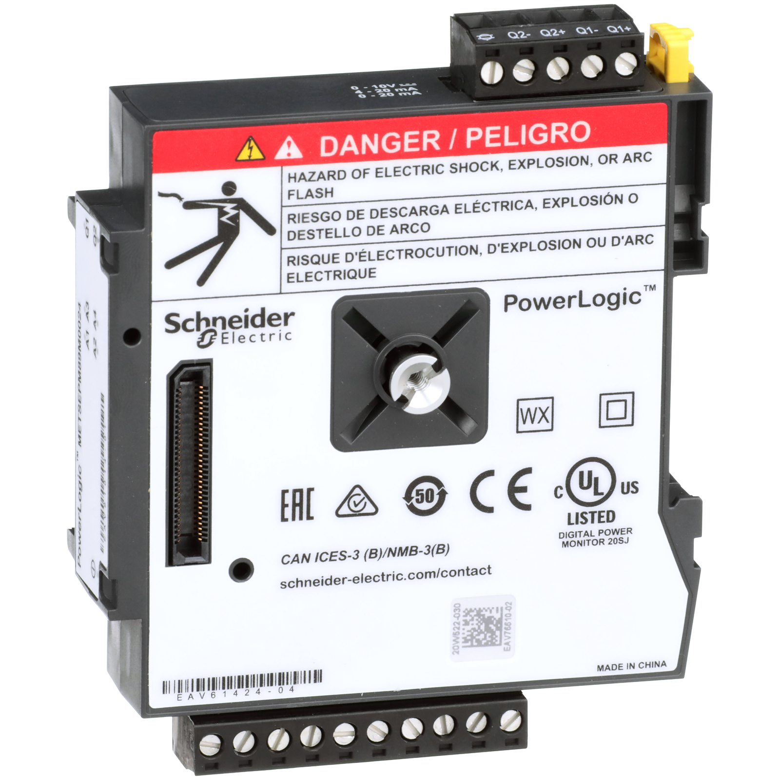 PowerLogic PM8000 - Modulo I/O analogici - 4 ingressi + 2 uscite