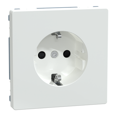 Prese SCHUKO, protezione, senza vite, bianco loto, System Design