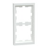 Cornice D-Life, 2 slot, bianco loto