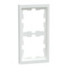 Cornice D-Life, 2 slot, bianco loto