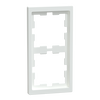 Cornice D-Life, 2 slot, bianco loto